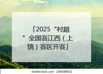 2025“村超”全国赛江西（上饶）赛区开赛