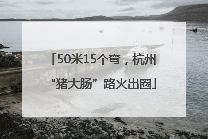 50米15个弯，杭州“猪大肠”路火出圈