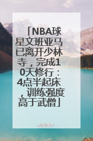 NBA球星文班亚马已离开少林寺，完成10天修行：4点半起床，训练强度高于武僧